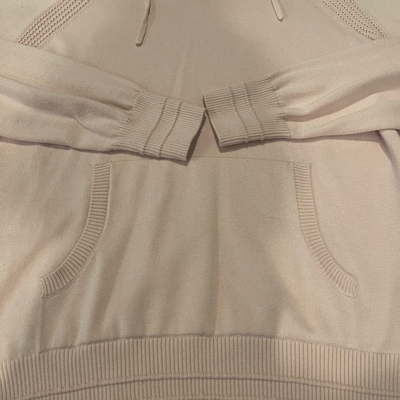 Athleta Evergreen Pink Hoodie Sweater, Long Sleeve, Relaxed, Coolmax Fibers, M - Picture 11 of 13